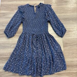 Angie Navy Floral Mini Dress